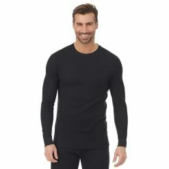 Men's Cuddl Duds® Midweight Waffle Thermal Performance Baselayer Crew Top Blue Heather -Cuddl Duds Shop unnamed file 1010