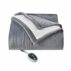 Cuddl Duds® Heated Plush Sherpa Blanket Navy -Cuddl Duds Shop unnamed file 103