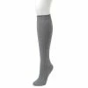 Women's Cuddl Duds® Plushfill* Cozy Welted Cabled Knee High Socks Black
