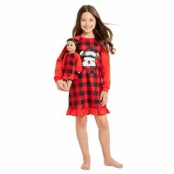 Girls 4-16 Jammies For Your Families® Beary Cool Dolly & Me Nightgown Set By Cuddl Duds® -Cuddl Duds Shop unnamed file 1062