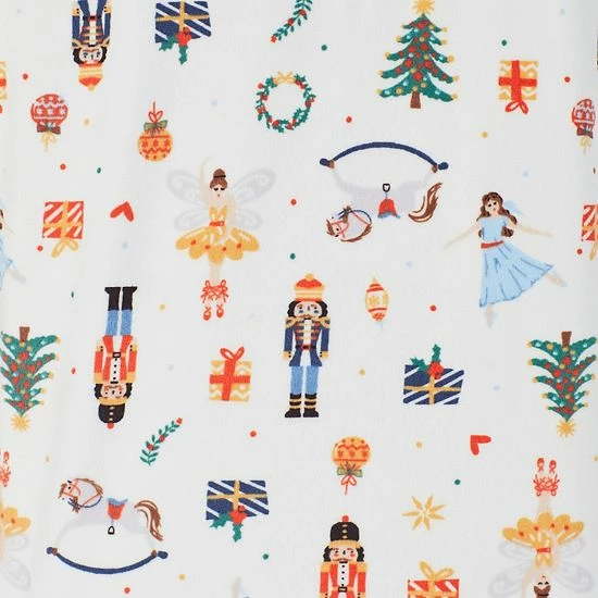 Women's Cuddl Duds® Velour Fleece V-Neck Pajama Top And Banded Bottom Pajama Pants Sleep Set Mint Dogs 4 Women's Cuddl Duds® Velour Fleece V-Neck Pajama Top And Banded Bottom Pajama Pants Sleep Set Mint Dogs - Image 4