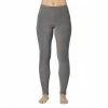 Petite Cuddl Duds® Fleecewear With Stretch Leggings Charcoal Heather