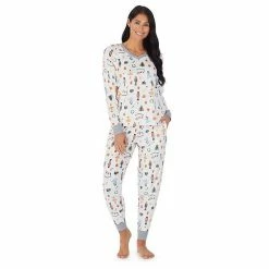 Women's Cuddl Duds® Velour Fleece V-Neck Pajama Top And Banded Bottom Pajama Pants Sleep Set Mint Dogs 19 Women's Cuddl Duds® Velour Fleece V-Neck Pajama Top And Banded Bottom Pajama Pants Sleep Set Mint Dogs -Cuddl Duds Shop unnamed file 112