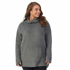 Plus Size Cuddl Duds® Fleecewear With Stretch Long Sleeve Tunic Top Black 12 Plus Size Cuddl Duds® Fleecewear With Stretch Long Sleeve Tunic Top Black -Cuddl Duds Shop unnamed file 1129