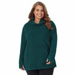 Plus Size Cuddl Duds® Fleecewear With Stretch Long Sleeve Tunic Top Black 14 Plus Size Cuddl Duds® Fleecewear With Stretch Long Sleeve Tunic Top Black -Cuddl Duds Shop unnamed file 1131