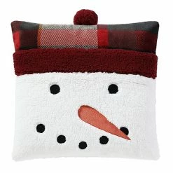Cuddl Duds® Cozy Soft Snowman Applique Throw Pillow