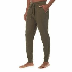 Men's Cuddl Duds® Essentials Banded-Bottom Pajama Pants Gray Heather -Cuddl Duds Shop unnamed file 1143