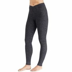Women's Cuddl Duds® Soft Knit Leggings Dark Charcoal