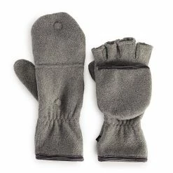 Cuddl Duds Fleece Flip Women's Finger Mittens Gray -Cuddl Duds Shop unnamed file 1260