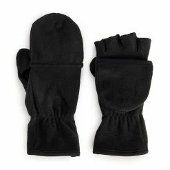 Cuddl Duds Fleece Flip Women's Finger Mittens Gray -Cuddl Duds Shop unnamed file 1261