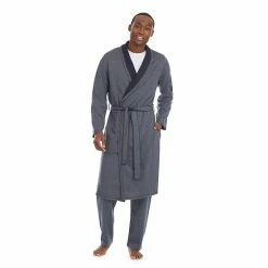Men's Cuddl Duds® Essentials Robe Blue -Cuddl Duds Shop unnamed file 1265