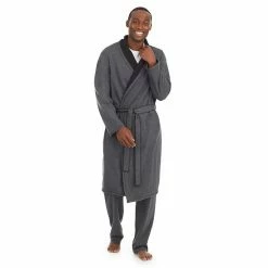 Men's Cuddl Duds® Essentials Robe Blue -Cuddl Duds Shop unnamed file 1267