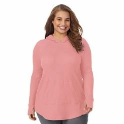Plus Size Cuddl Duds® Long Sleeve Stretch Thermal Hooded Tunic Top Gray Buffalo Check 13 Plus Size Cuddl Duds® Long Sleeve Stretch Thermal Hooded Tunic Top Gray Buffalo Check -Cuddl Duds Shop unnamed file 1302