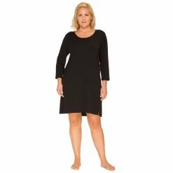 Plus Size Cuddl Duds® Essentials Long Sleeve Sleepshirt Coral Heather -Cuddl Duds Shop unnamed file 1320