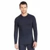Men's Cuddl Duds® Heavyweight X Fleece Performance Baselayer Crew Top Black