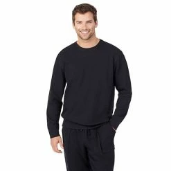 Men's Cuddl Duds® Essentials Pajama Top Faded Denim
