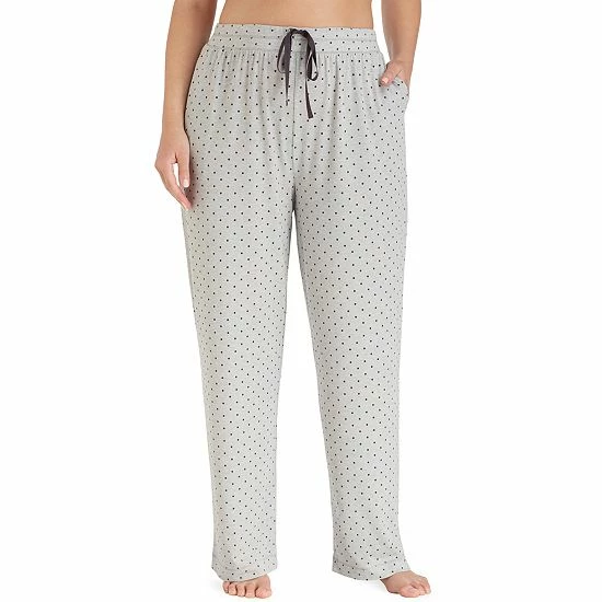 Plus Size Cuddl Duds® Essentials Pajama Pants Charcoal Heather 3 Plus Size Cuddl Duds® Essentials Pajama Pants Charcoal Heather - Image 3