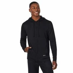 Men's Cuddl Duds® Far-Infrared Enhance Full-Zip Sleep Hoodie Black -Cuddl Duds Shop unnamed file 1499