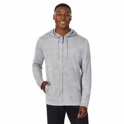 Men's Cuddl Duds® Far-Infrared Enhance Full-Zip Sleep Hoodie Black -Cuddl Duds Shop unnamed file 1501