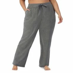 Plus Size Cuddl Duds® Fleecewear With Stretch Lounge Pants Grape