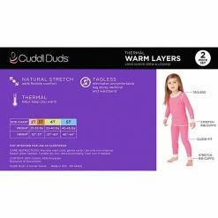 Toddler Girls Cuddl Duds® Thermal 2-Piece Baselayer Set Isle -Cuddl Duds Shop unnamed file 1571