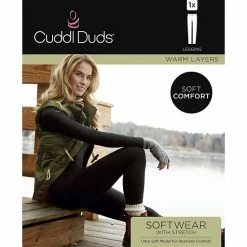 Women's Cuddl Duds® Softwear With Stretch Leggings Green Misty Forest 16 Women's Cuddl Duds® Softwear With Stretch Leggings Green Misty Forest -Cuddl Duds Shop unnamed file 159