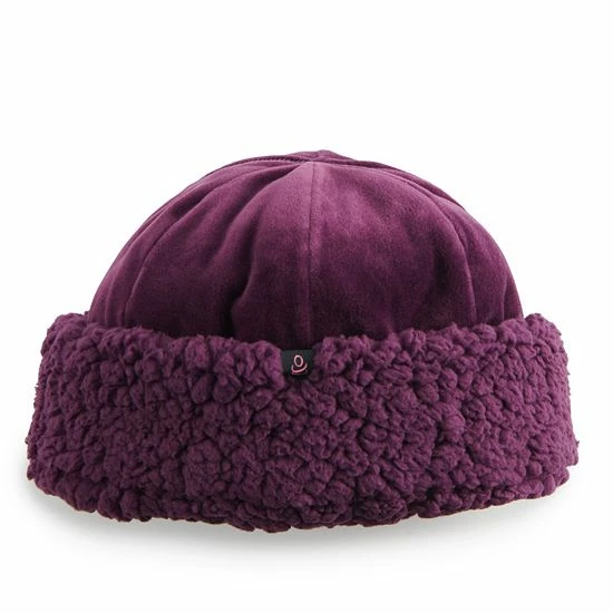 Women's Cuddl Duds® Sherpa Cuff & Velour Crown Hat White Gray Plaid 7 Women's Cuddl Duds® Sherpa Cuff & Velour Crown Hat White Gray Plaid - Image 7