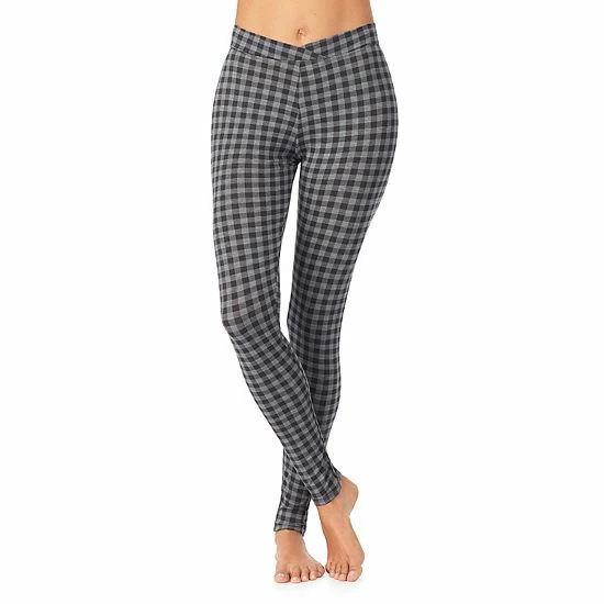 Women's Cuddl Duds® Softwear With Stretch Leggings Green Misty Forest 5 Women's Cuddl Duds® Softwear With Stretch Leggings Green Misty Forest - Image 5
