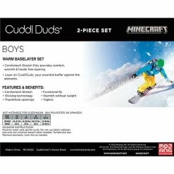Boys Cuddl Duds Minecraft Stretch 2-Piece Base Layer Set 5 Boys Cuddl Duds Minecraft Stretch 2-Piece Base Layer Set -Cuddl Duds Shop unnamed file 1637