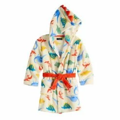 Toddler Boy Cuddl Duds® Dino Hooded Robe