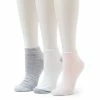 Women's Cuddl Duds® Everyday 3-Pack Low Cut Socks Black