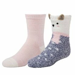 Girls Cuddl Duds 2-Pack Plushfill Cozy Slipper Socks With Grippers Ultimate Gray -Cuddl Duds Shop unnamed file 1678