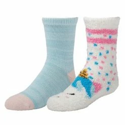 Girls Cuddl Duds 2-Pack Plushfill Cozy Slipper Socks With Grippers Ultimate Gray -Cuddl Duds Shop unnamed file 1679