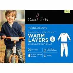Toddler Boys Cuddl Duds® Trees & Mountains Stretch Poly 2-Piece Base Layer Set -Cuddl Duds Shop unnamed file 1705
