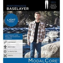 Men's Cuddl Duds® Lightweight ModalCore Performance Baselayer Pants Black -Cuddl Duds Shop unnamed file 1715