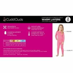 Toddler Girls Cuddl Duds® Unicorns Comfortech Stretch Poly 2-Piece Base Layer Set -Cuddl Duds Shop unnamed file 1722