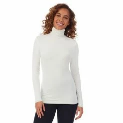 Women's Cuddl Duds® Softwear With Stretch Long Sleeve Turtleneck Charcoal Heather -Cuddl Duds Shop unnamed file 175