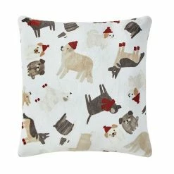 Cuddl Duds® Cozy Soft Dogs Printed Plush Throw Pillow