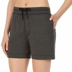 Women's Cuddl Duds® Pajamas: Essentials Pajama Sleep Shorts Blue Heather -Cuddl Duds Shop unnamed file 1782