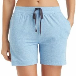 Women's Cuddl Duds® Pajamas: Essentials Pajama Sleep Shorts Blue Heather -Cuddl Duds Shop unnamed file 1787