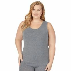 Plus Size Cuddl Duds® Soft Wear With Stretch Reversible Tank Black