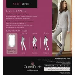 Plus Size Cuddl Duds® Soft Knit Long Sleeve Crewneck Top Grey Animal -Cuddl Duds Shop unnamed file 1880