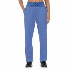 Women's Cuddl Duds® Scrubs Classic Pants Charcoal Heather Gray