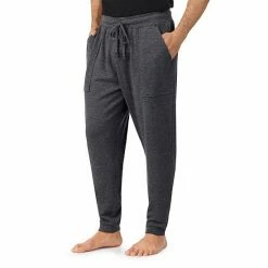 Big & Tall Cuddl Duds Essentials Banded-Bottom Sleep Pant Black -Cuddl Duds Shop unnamed file 1926