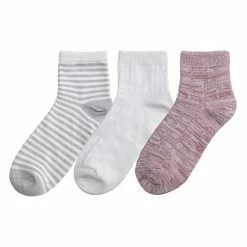 Women's Cuddl Duds® Everyday 3-Pack Anklet Socks White -Cuddl Duds Shop unnamed file 1949
