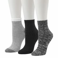 Women's Cuddl Duds® Everyday 3-Pack Anklet Socks White -Cuddl Duds Shop unnamed file 1952