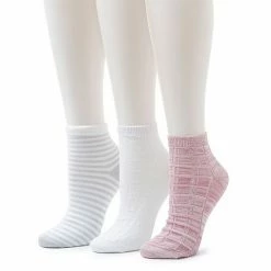 Women's Cuddl Duds® Everyday 3-Pack Anklet Socks White -Cuddl Duds Shop unnamed file 1954