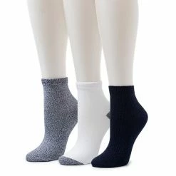 Women's Cuddl Duds® Everyday 3-Pack Anklet Socks White -Cuddl Duds Shop unnamed file 1956