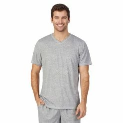 Men's Cuddl Duds® Far-Infrared Enhance V-Neck Sleep Tee Olive -Cuddl Duds Shop unnamed file 1960