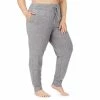 Plus Size Cuddl Duds® Soft Knit Joggers Dark Charcoal
